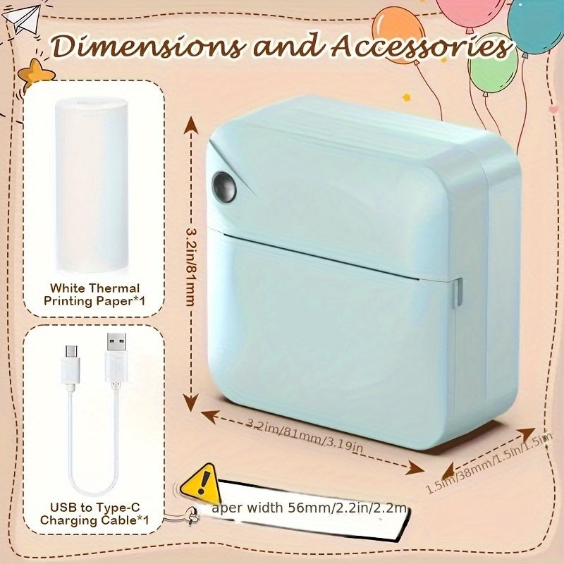 Printie™ – Mini Impressora Portátil de Memórias